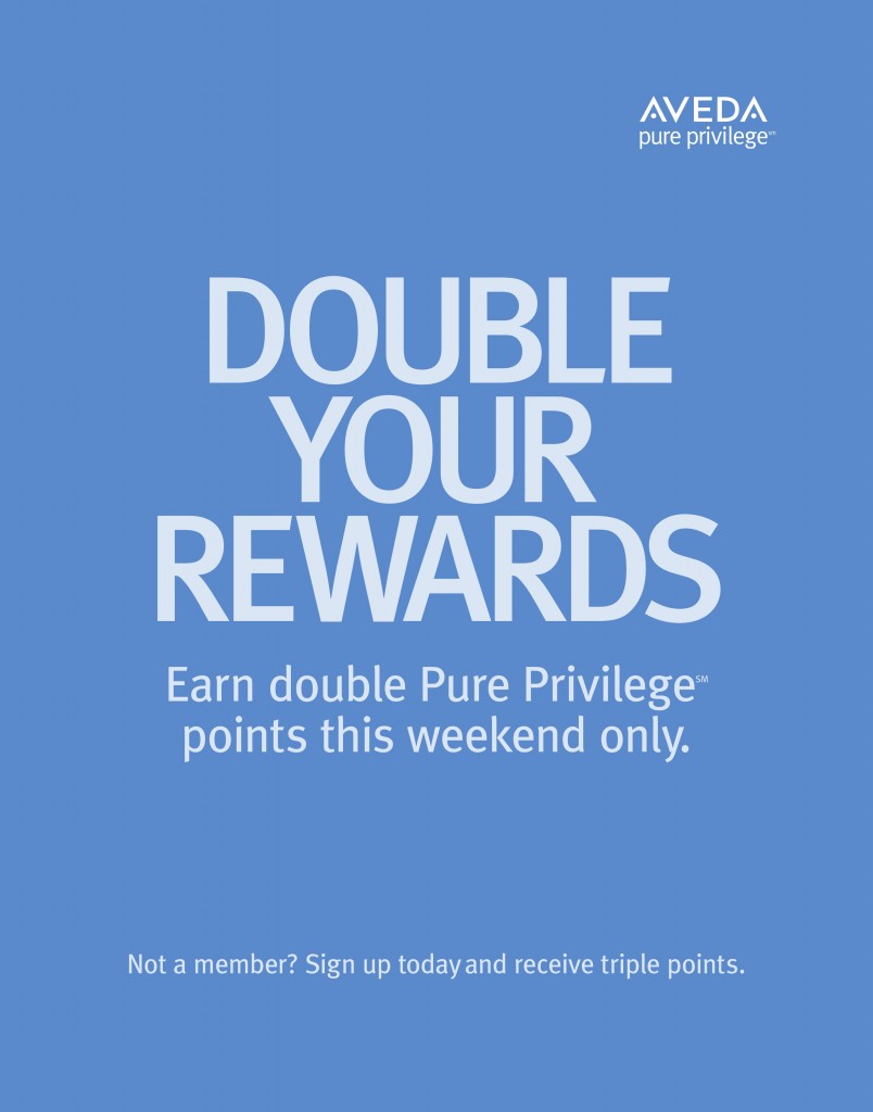 Pure Privilege Double Points Weekend